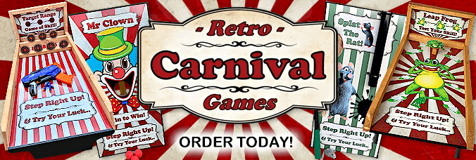 Retro Carnival Games - High Quality Hand Crafted Side Show Games
