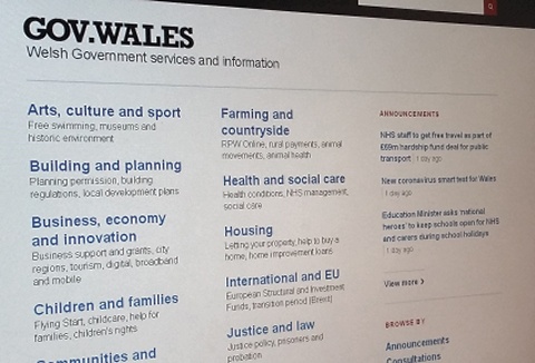 Link to the GOV Wales website