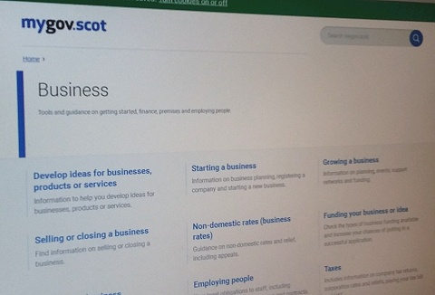 Link to the GOV Scotland website